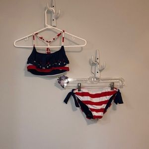 YMI swimwear American flag bikini